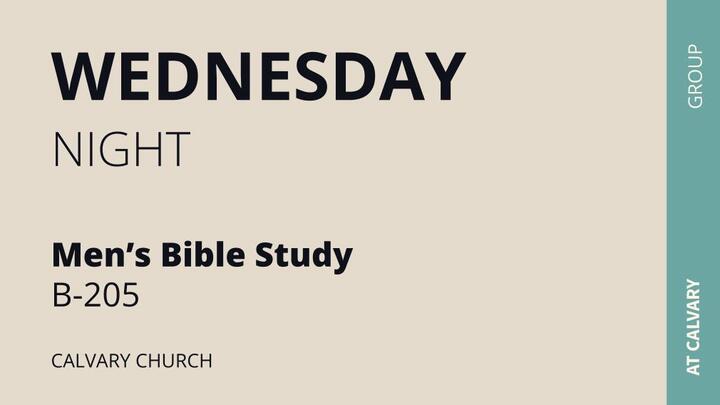 Logo for Wednesday Night Men's Bible Study