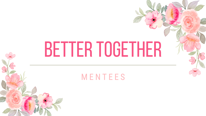 Logo for Better Together Mentees