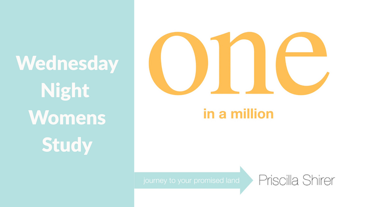 Logo for Wed Night Womens Study - One in a Million by Priscilla Shirer