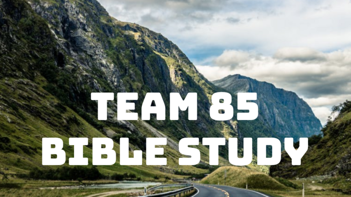 Logo for TEAM 85 Guys Bible Study | Tomball