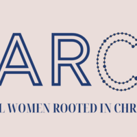 Logo for ARC (All Women Rooted in Christ)