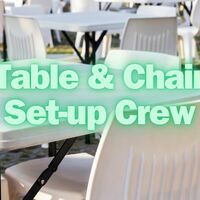 Logo for Table & Chair Set-up Crew