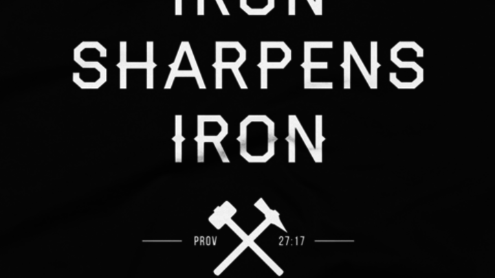 Medium bold faith iron black