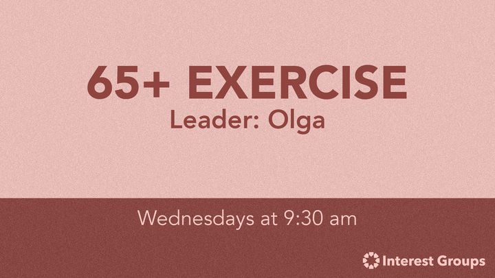 Logo for 65+ Exercise Group