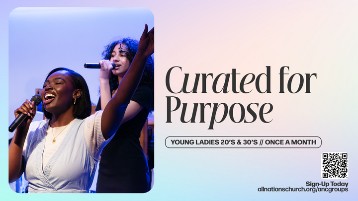 Logo for Curated for Purpose | 20's & 30's Women