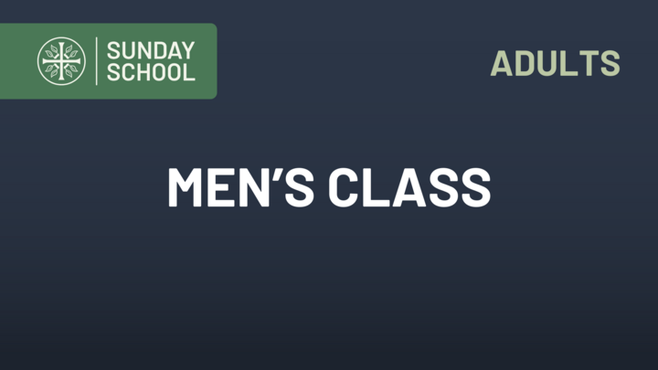 Logo for Adult S.S. - Men's Class