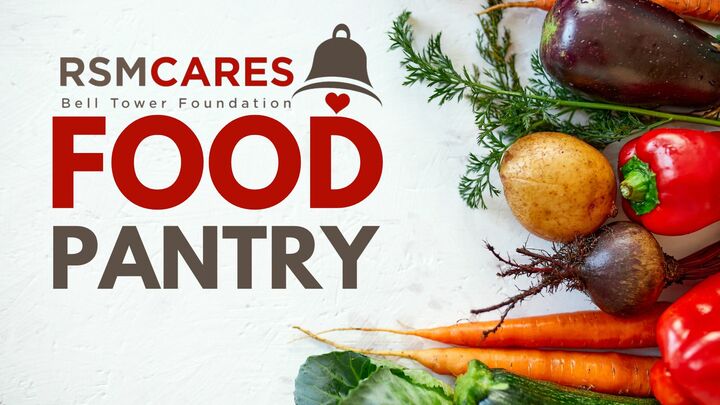 Logo for RSM Cares Food Pantry