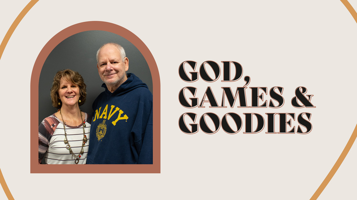 Logo for God, Games and Goodies