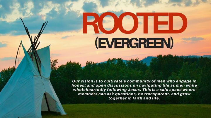Logo for Rooted (Evergreen)
