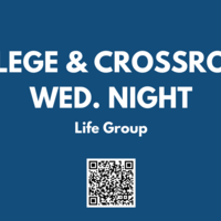 Logo for College & Crossroads Wed. Night