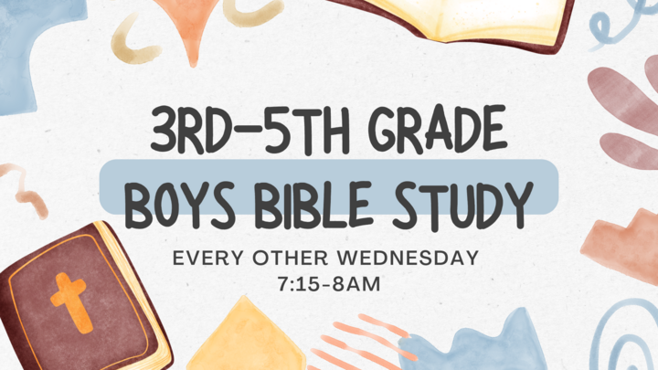 Logo for 3rd-5th Grade Boys Bible Study