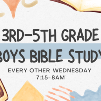 Logo for 3rd-5th Grade Boys Bible Study