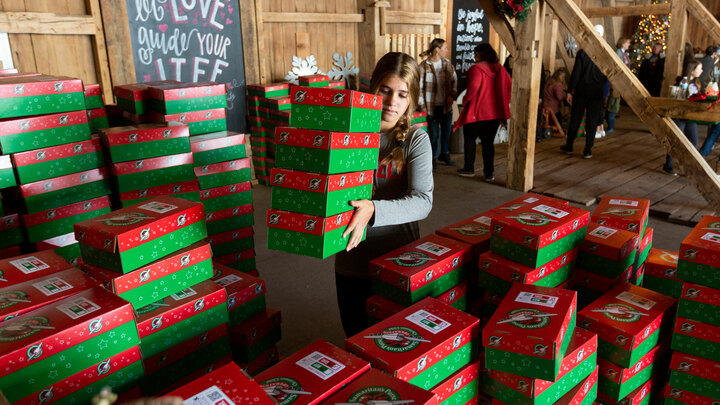 Logo for Operation Christmas Child