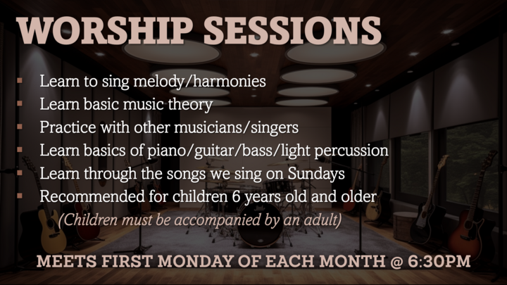 Logo for Worship Sessions