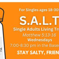 Logo for S.A.L.T - Single Adults Living Truth - Ages 18-30