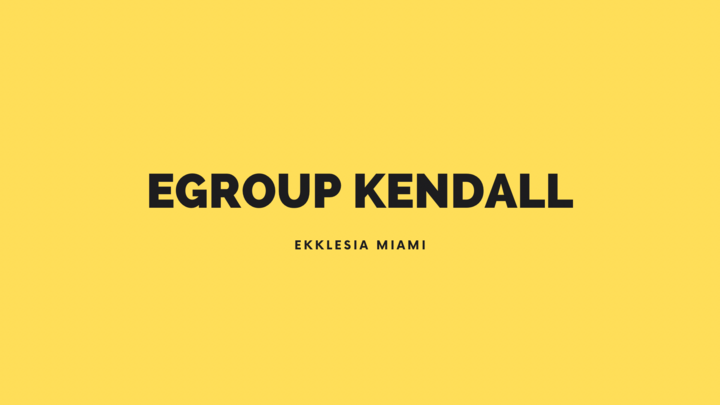 Logo for eGroup Kendall (Jose y Jessy)