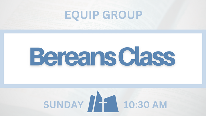 Logo for Equip Group: Bereans Class