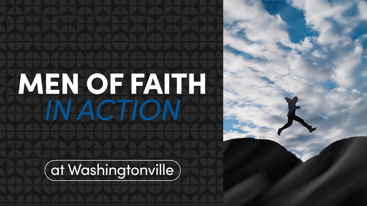 Logo for "Men of Faith in action"