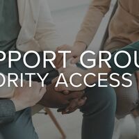 Logo for Support Groups Priority Access List