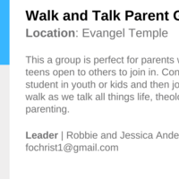 Logo for Walk and Talk Parent Group