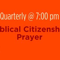 Logo for GHOP Biblical Citizenship prayer (quarterly)
