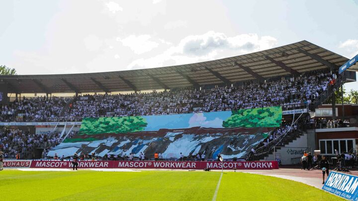 Logo for gerne vil se AGF på stadion