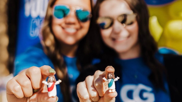 Logo for Young Adults: Sisters In Christ | Lead by: Abby Riojas and Madison Brown