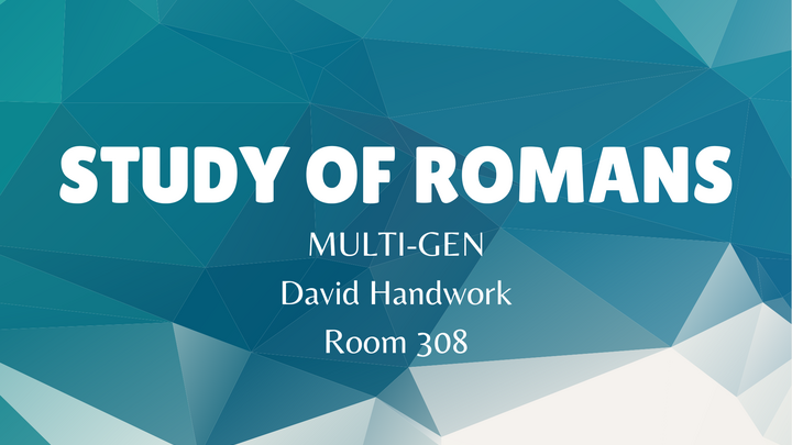 Logo for Study of Romans | Multi-Gen | Room 308