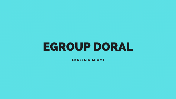 Logo for eGroup Doral (Iván & Catalina)