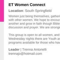 Logo for ET Women Connect