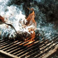 Logo for Holy Smokes! – Men's BBQ Group