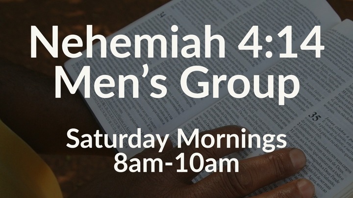 Logo for Nehemiah 4:14 Men's Group