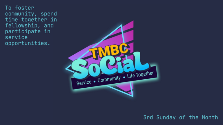 TMBC Social: Monthly Gathering logo