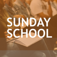 Logo for Adult Sunday School Sundays 8:30 AM