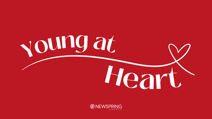 Logo for Young at Heart- For people of maturity over 60 years old.