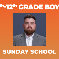 Logo for 9th-12th Grade Boys Sunday School