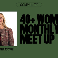 Logo for 40+ Women's Monthly Meetup