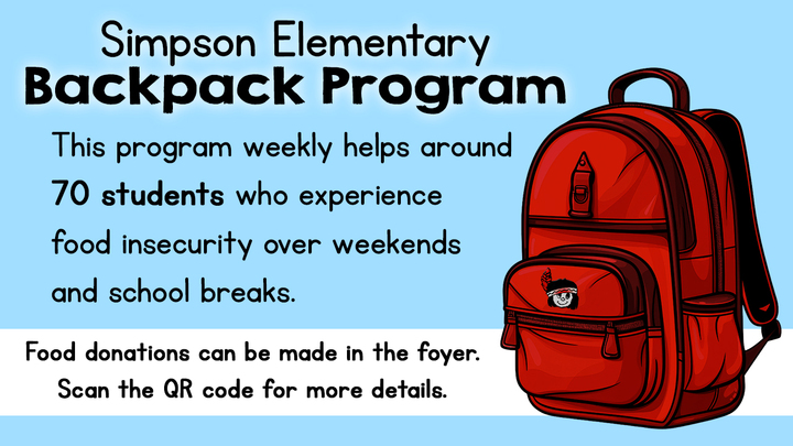 Logo for Backpack Ministry- Providing meals to children in need