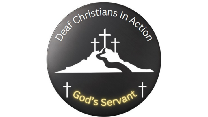 Logo for Deaf C.I.A. (Christians in Action)