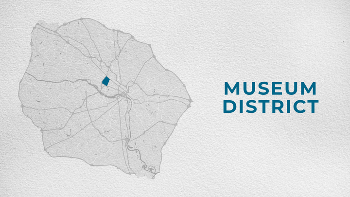 Logo for Museum District | Ruizes