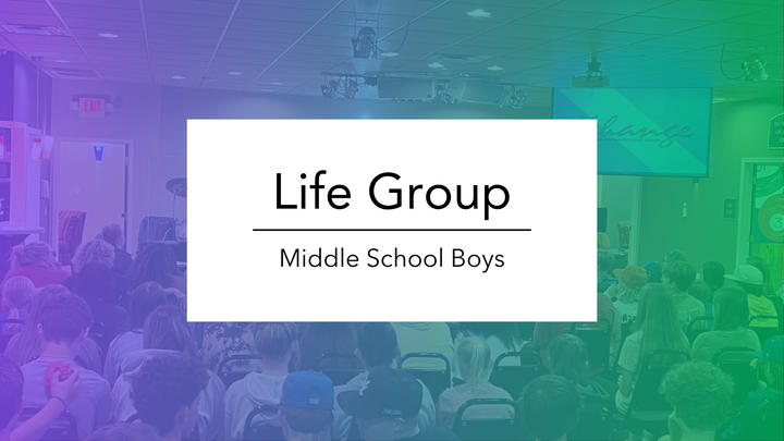 Logo for Middle School Boys