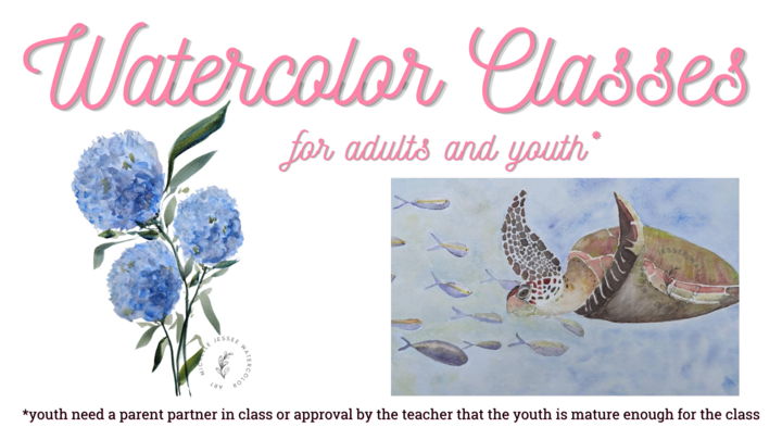 Logo for Watercolor Classes