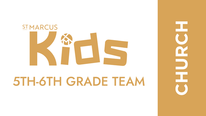 Logo for St. Marcus Kids | 5th-6th Grade Team