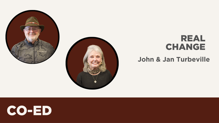 Logo for REAL CHANGE -ASU