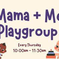 Logo for Mama & Me Playgroup Thursdays 10:00am