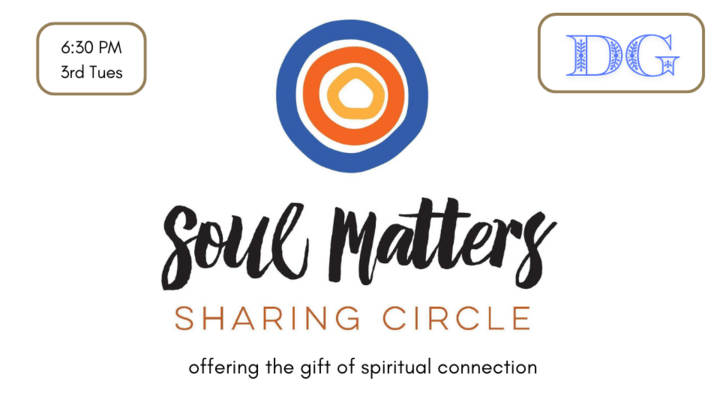 Logo for Soul Matters 3rd Tuesday @ 6:30pm
