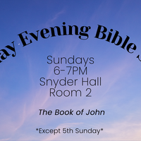 Sunday Evening Bible Study