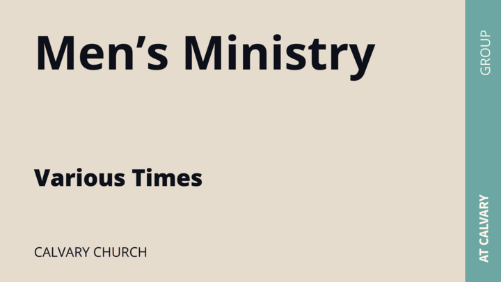 Logo for Men's Ministry