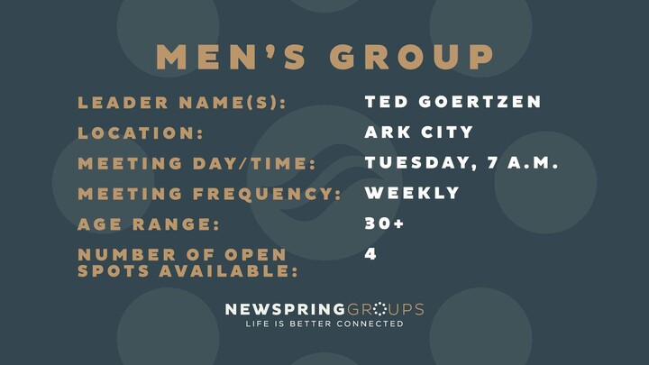 Logo for Mens Group - Ted Goertzen
