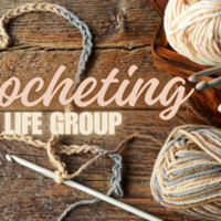 Logo for 2nd & 4th Mondays // Crocheting // Westlake